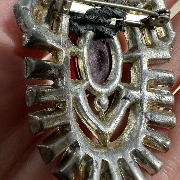 Vintage Art Deco Era Exquisite Detailed As Is Brooch - Picture 3 of 10